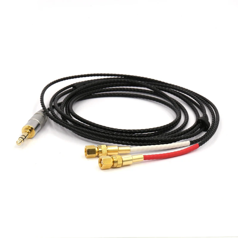 2m 4 Cores 5N OFC copper silver plated cable Headphone Upgrade Cable for Hifiman He 5 He 6 He 400 He 500 He560