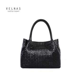 

Ladies shoulder bag, sheepskin woven handbag, mother-in-law bag, new fashion leather spring and summer female bag