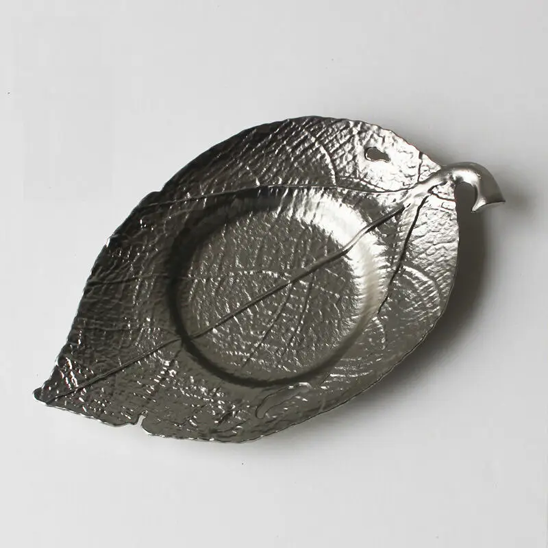 Fang ran Handmade Copper Cup Saucer Tin Copper Saucer Bronze Coasters Lotus Leaf Tea Mat Kung Fu Tea Set Tea Ceremony Accessorie