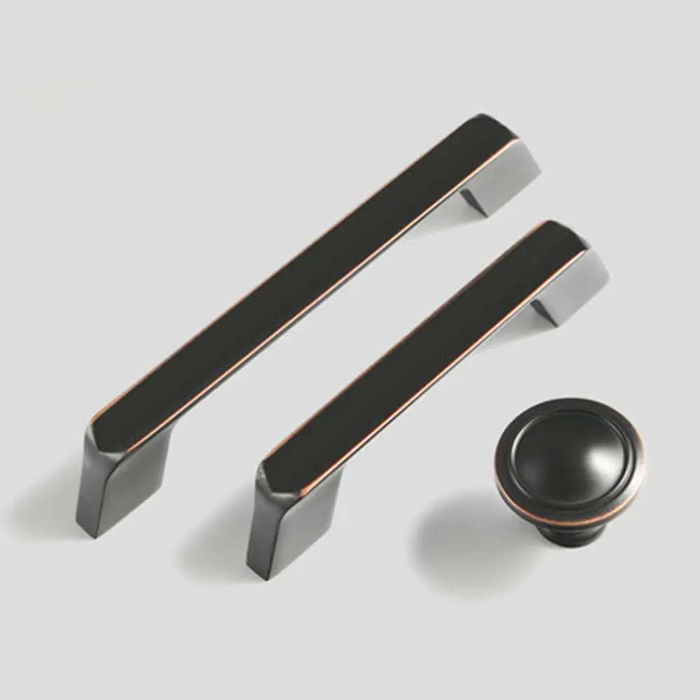 

American wardrobe long handle cabinet door handle modern minimalist cabinet door cabinet single hole handle wall mounted drawer