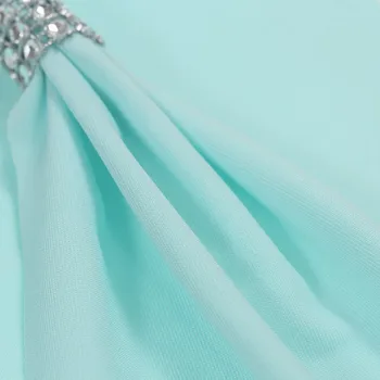 

50pcs Bling Bling Wedding Chair Sashes Bows Elastic Spandex Chair Sash Stretch Chair Sashes Party Decorations Supplies