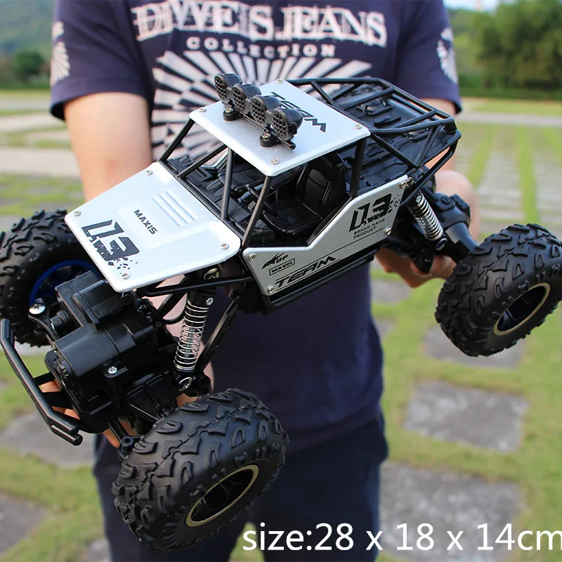 1/12 Радиоуправляемая машина 4WD альпинистская машина 4x4 с двумя моторами, машинка Bigfoot с дистанционным управлением, модель внедорожника, игрушки для мальчиков, детский подарок