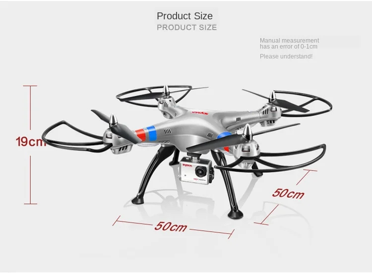 SYMA X8G Большой Профессиональный Rc Дроны с Камера Hd 1080P антенна Пульт дистанционного Управление самолет 6 оси с светодиодный Дрон X Pro Радиоуправляемый вертолет