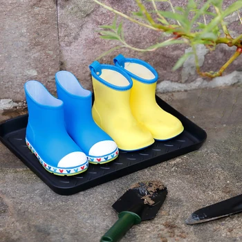 

3pcs Garden Tools Multifunctional Indoor Outdoor Boots Shoe Plate Plastic Heavy Duty Washable Foyer Storage Trays Plant Home
