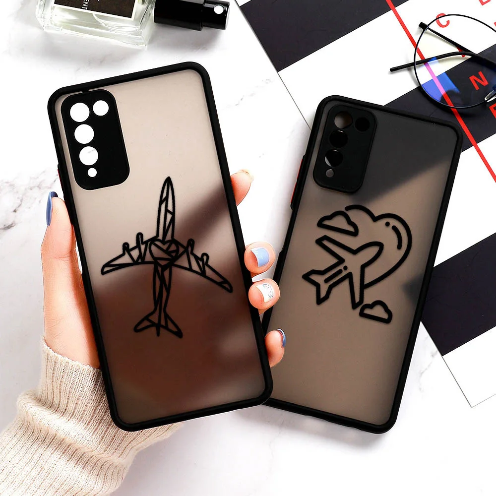 P40 Lite Case For Huawei P30 Pro P Smart 2021 Z S P50 Cases Painted Fundas On Huawei Nova 7i 5i Pro 5Z 7 6 SE Transparent Cover