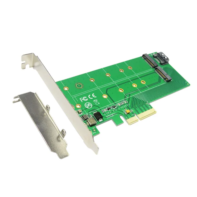 PCI-E X4 к M.2 NVME SSD NGFF конвертировать карты B+ M Ключ конвертер адаптер Поддержка SATA 3,0 6 Гбит/с