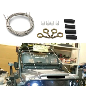 

XQRC Steel wire rope for refitted parts of RC car, used for trx-4 trx4 axial scx1090046 D90 D110 MST of 1 / 10 RC track car