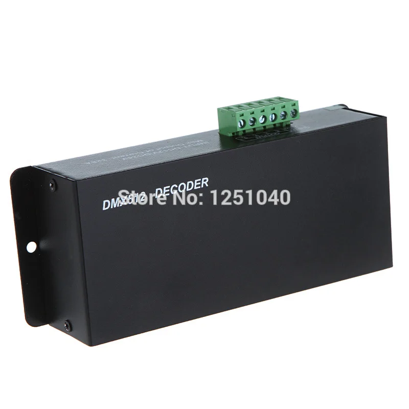 DC 12V 24V 4 канала DMX декодер светодиодный контроллер для RGB 5050 3528 Светодиодный