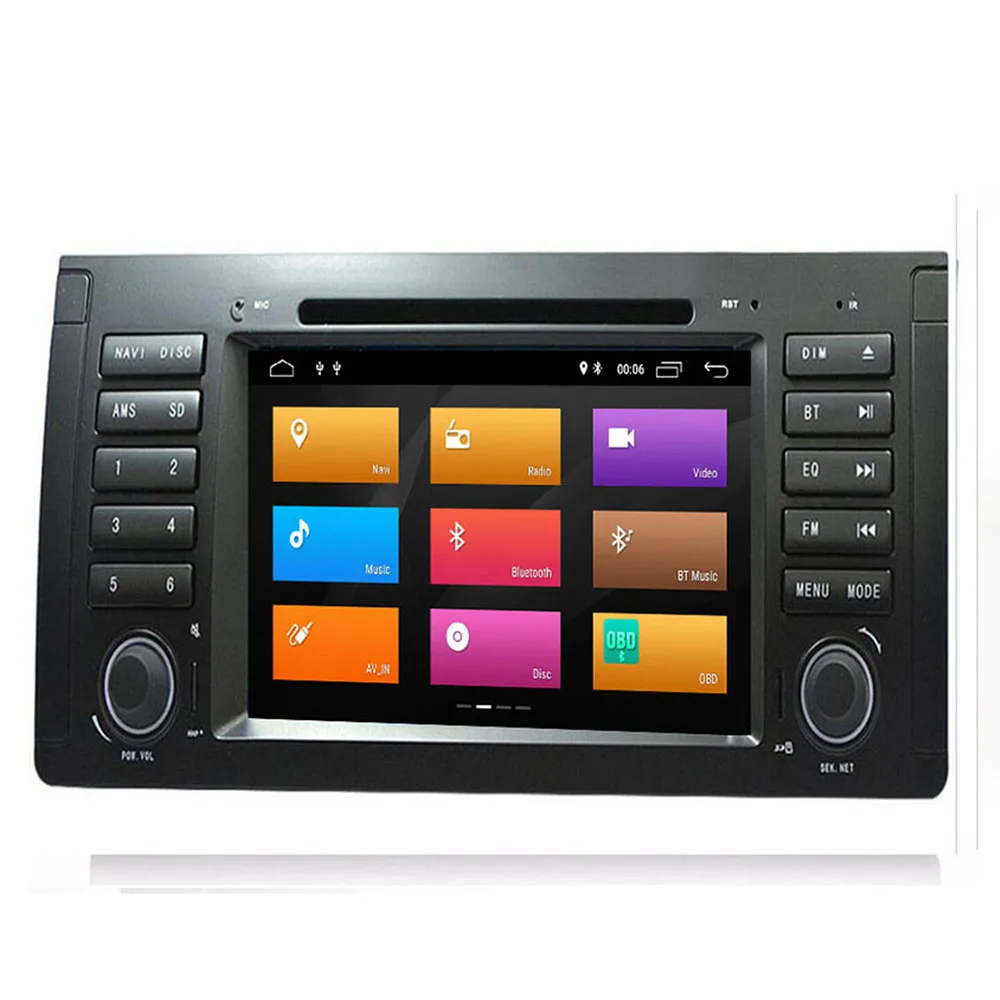 Excellent 2Din Auto Radio Android 9 px5 8core For BMW 5 Series/X5 E53 E39 CANBUS Car Multimedia Video DVD Player GPS Navigation USB DVR FM 2