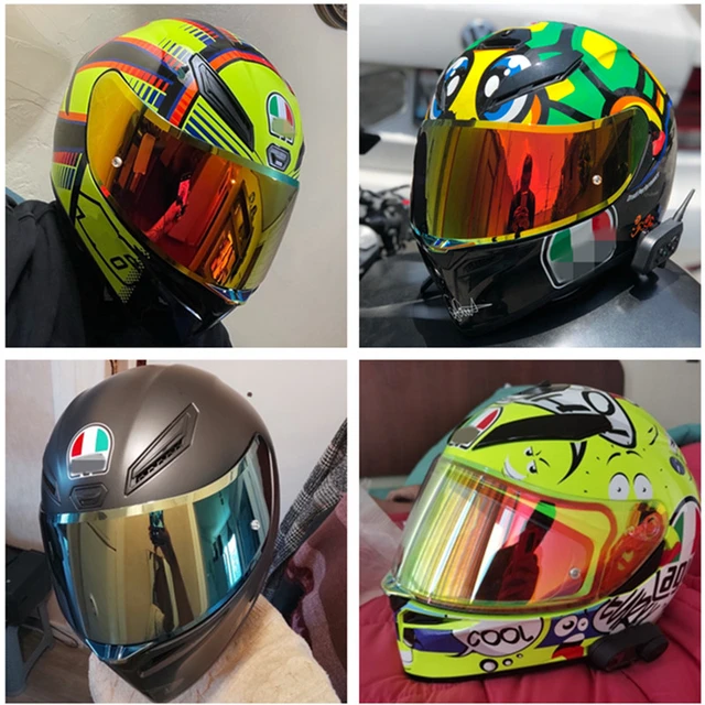 Lente de visera para casco de motocicleta AGV K1 K5 K3SV, piezas de  protección, gafas de cara completa - AliExpress