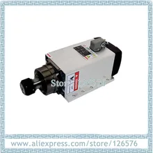 Электродвигатель шпинделя с воздушным охлаждением 5 кВт ER32 18000 об/мин 4 керамический подшипник мотор шпинделя, гравировка по дереву и фрезерный фланец мотор шпинделя