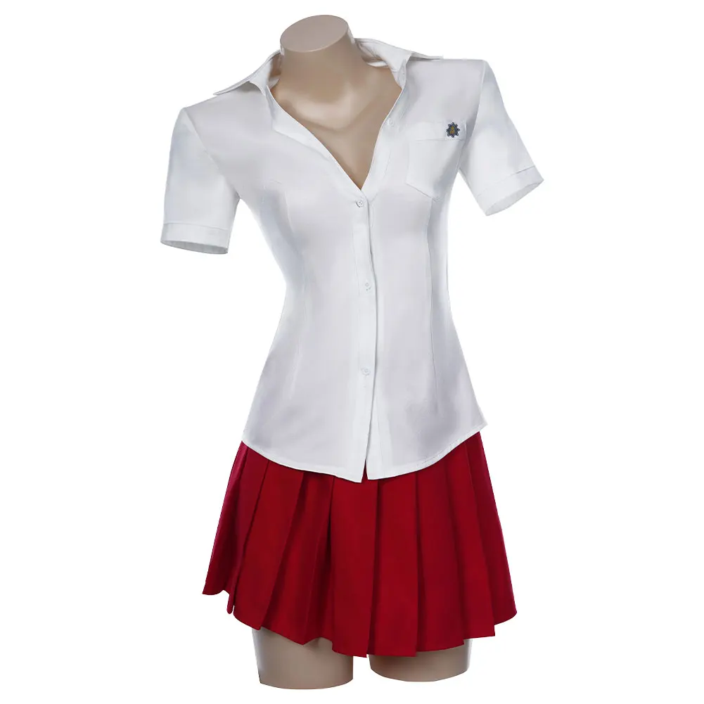 Danganronpa Akane Owari костюм для косплея школьная форма девочек рубашка + женский