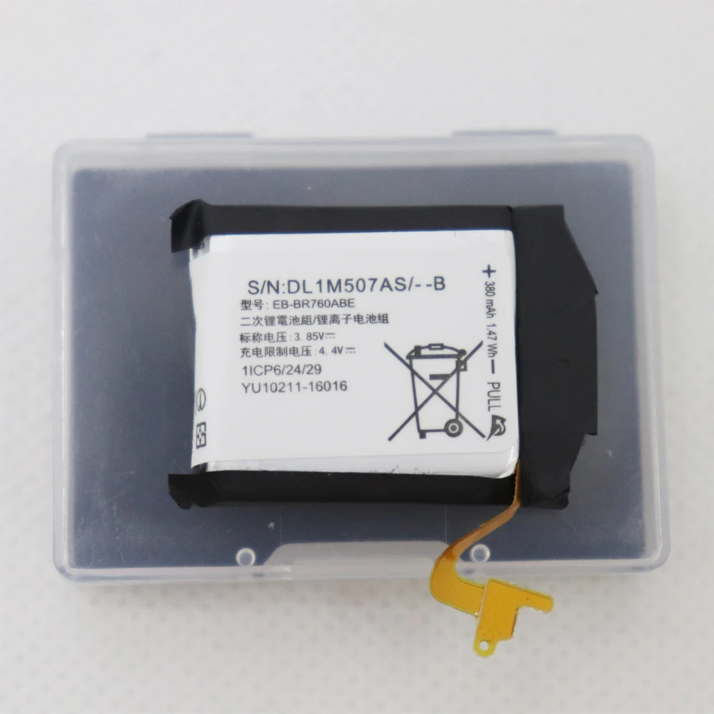 

10pcs/lot EB-BR760ABE 380mAh Battery For Samsung Gear S3 Frontier / Classic EB-BR760A SM-R760 SM-R770 SM-R765 SM-R765S