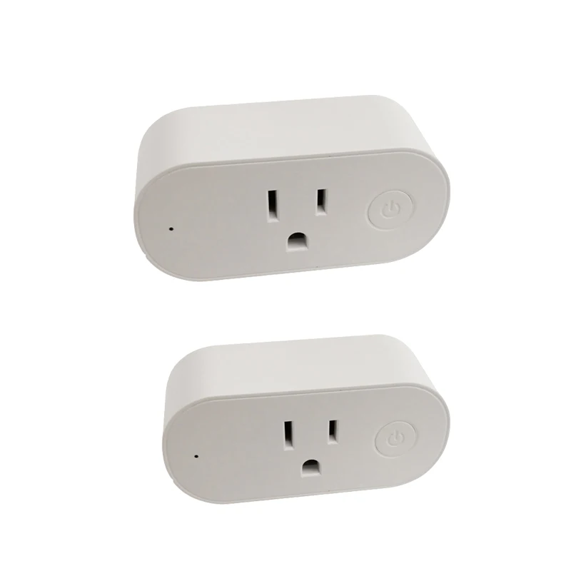 2PCS Plug США штекер 16А мониторинг мощности умная розетка Wifi умная розетка Tuya Smart Life AppAlexa Google умный дом IFTTT Голосовое управление - Цвет: 2PCS Plug