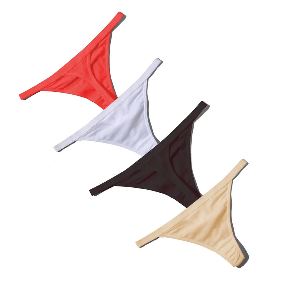 

Hot Sale Sexy Women Cotton G String Thongs Low Waist Sexy Panties Ladies' Seamless Comfortable and Breathable Underwear