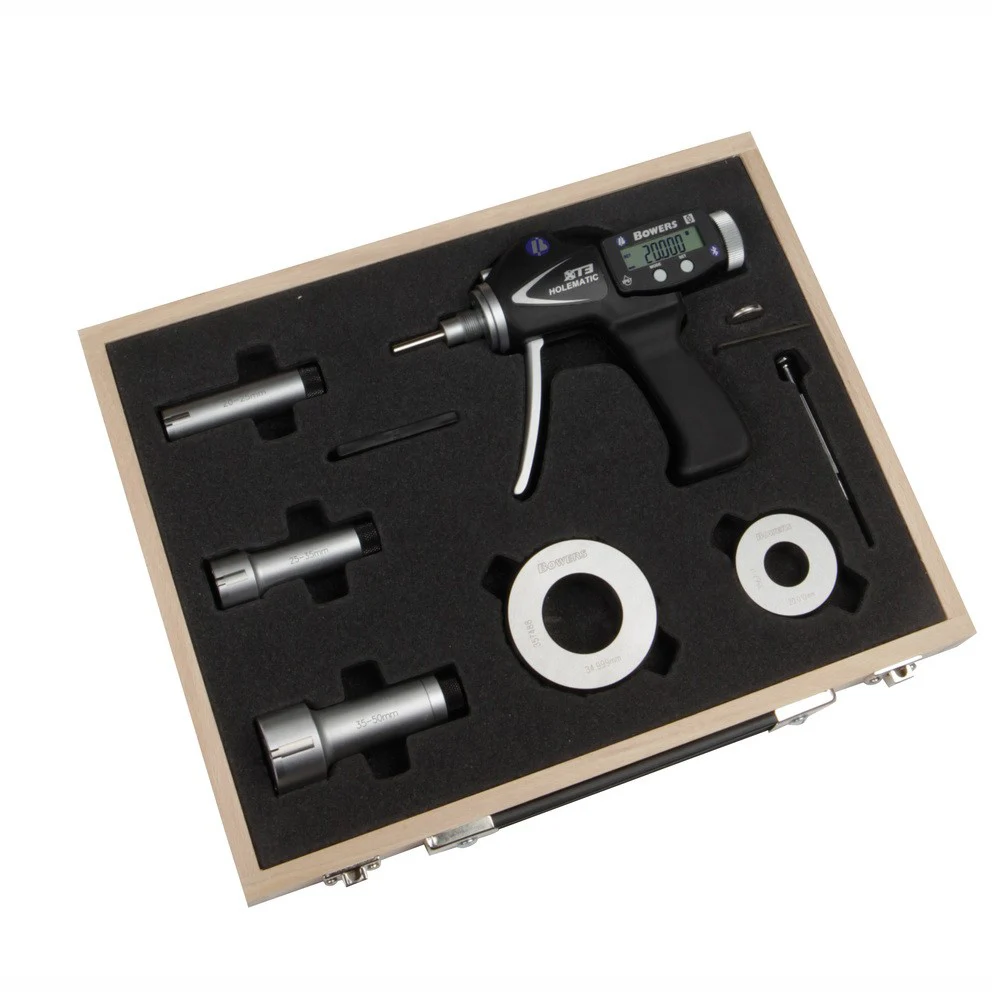 

BOWERS XT3 Digital Pistol Grip Bore Gauge Set, 3 points inside micrometer set,SXTH3M/4M-BT,bluetooth built-in,6-10mm 10-20mm,UK