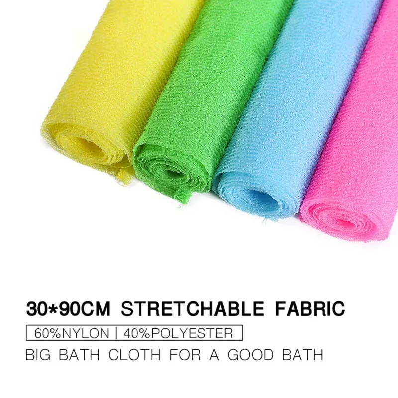Nylon Mesh Bath Cloth Bath Shower Body Washing Clean Exfoliating Puff Scrubbing Towel Cloth Scrubber Soap Bubble The Bath NEW