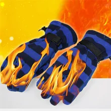 Мужские и wo мужские лыжные перчатки осень зима уличные Нескользящие сноубордические перчатки в полоску водонепроницаемые и теплые перчатки с холодным пальцем Зимние перчатки для wo мужские велосипедные зимние перчатки Guantes de nieve para mujer 30S23