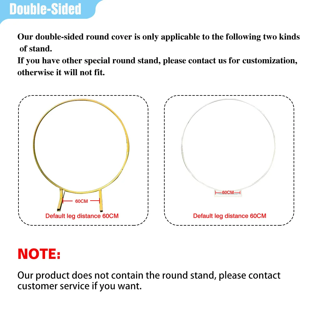 Allenjoy Wedding Flowers clothes round backdrop cover for photography happy birthday party photo studio circle background