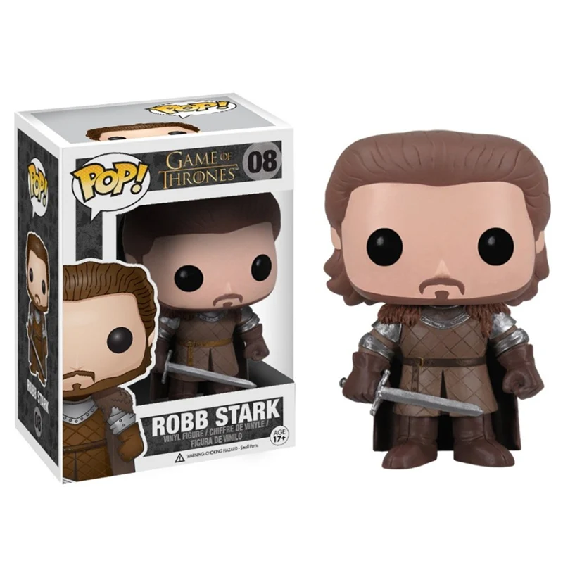 Arya stark Funko pop игра ThronesJon Snow daeneris Targaryen Drogon модель Фигурка Коллекционная модель игрушки для подарка аниме фигурка