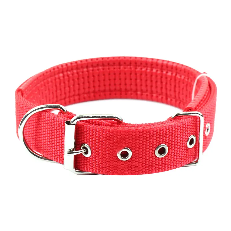 best Dog Collars 1PC Adjustable Comfortable Dog Collar Small And Big Pet Dogs Collars Pet Neck Strap Pet Neck Ring Nylon Safety Belt Pet Supply pink dog collar