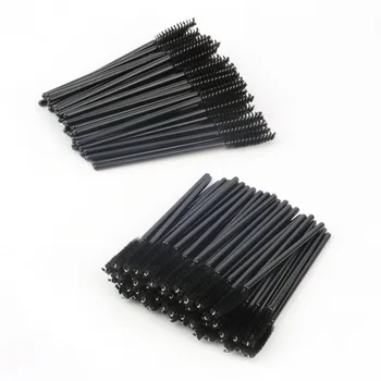 

100pcs Disposable One-Off Eyelash Mini Brush Mascara Wands Applicator Makeup brush Drop Shipping Wholesale Beauty Accessories