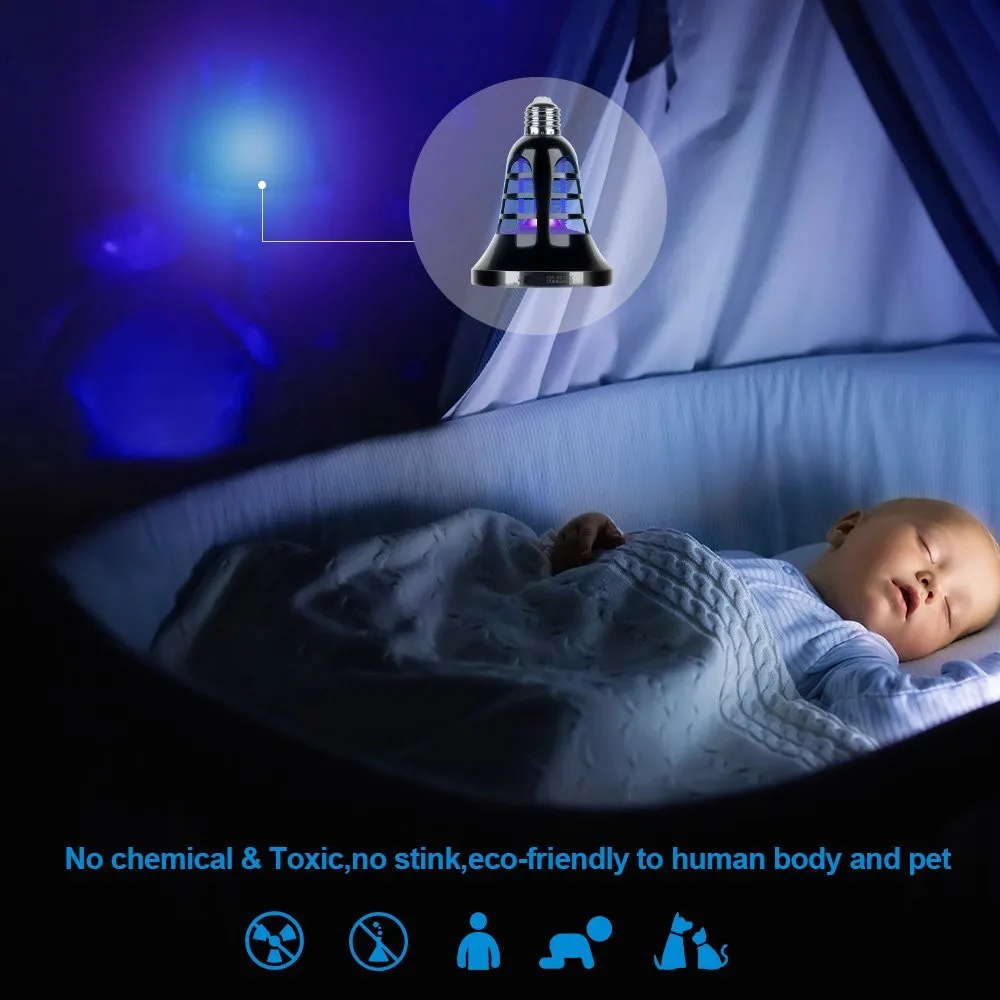 Led mosquito killer электрическое ударное средство от Комаров Репеллент killer наружная антимоскитная лампа