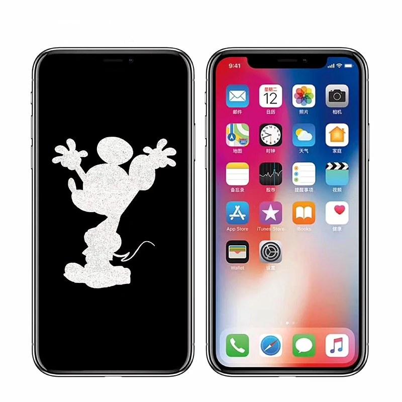 

Lnvisible Tempered Glass Film For iphone 11 Screen Protector 7 8 XR XS MAX Cartoon Full Screen 3D kitty Cat Protector Front Film