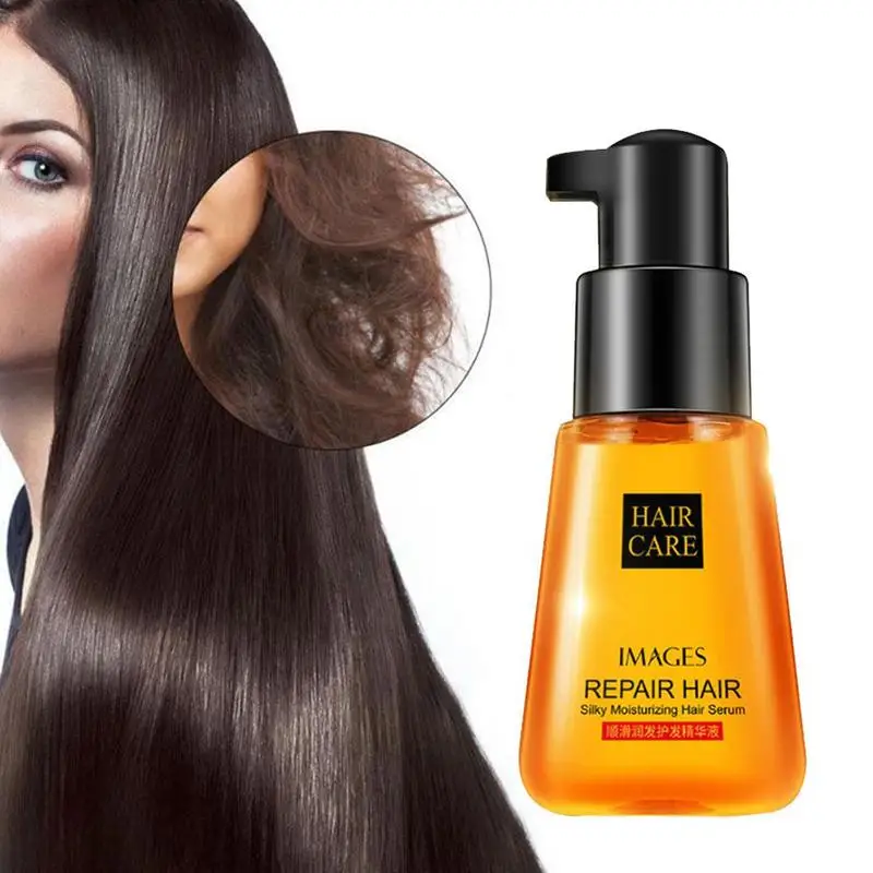 70ml IMAGES Moroccan Pure Argan Oil Hair Essential Oil Dry Hair Hair Keratin Care Treatments Repair Oil For Frizzy Scalp Ca L1H6