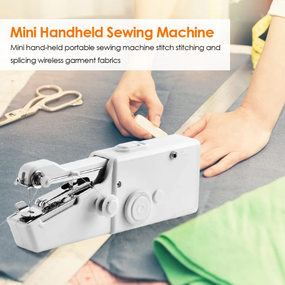 Мини-швейная машина портативная швейная машина электрическая быстрая стежка швейная ручная Беспроводная Сделай Сам одежда ткани рукоделие
