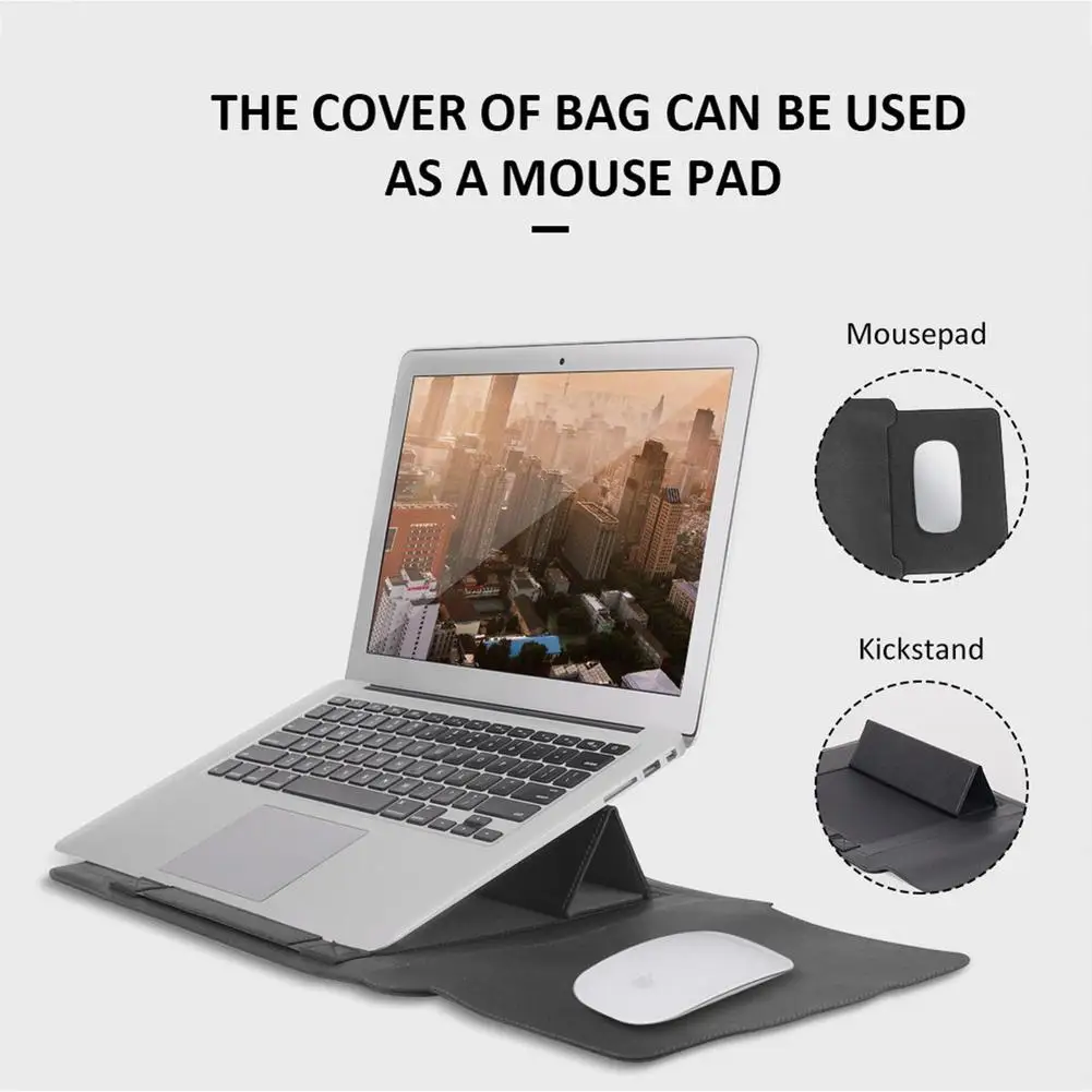 Housse en cuir haute qualité et tapis de souris pour votre MacBook Air et  MacBook Pro