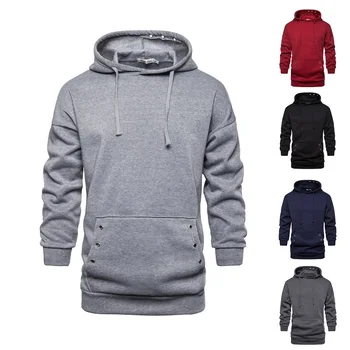 

New men's long Hoodie for foreign trade in autumn and winter