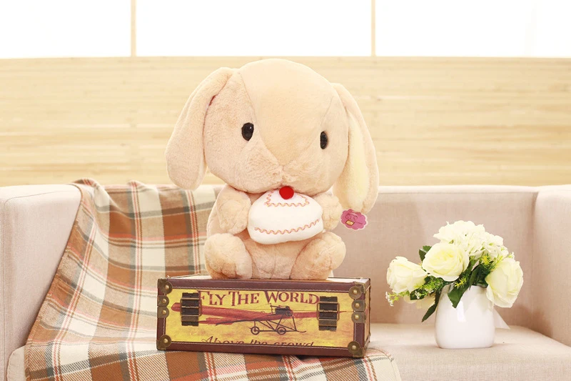 32/40 см Симпатичные мягкие Lop кролик мягкие Животные плюшевая игрушка кролик кукла подушка подарок для маленьких девочек, платье для дня рождения, рождественский подарок