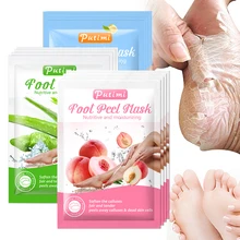 PUTIMI 3pack máscara exfoliante pies calcetines para calcetines Anti grieta de talón callos Cuticle Remover pie cuidado Peeling de los pies máscara