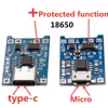 1PCS 5V 1A Micro USB 18650 type-c Lithium Battery Charging Board Charger Module+Protection Dual Functions TP4056 18650 ► Photo 2/6