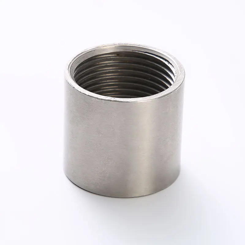 Hose Pipe Fitting Pipe Fitting Water Pipe Fitting Polished 1/4''-2'' BSP Female Thread 304 Stainless Steel Fitting SS304 Equal Coupling Straight Water Pipe Joint Connector