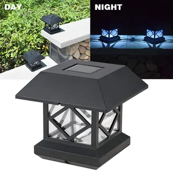 

Intelligent Easy Install Deck Pathway Fence Lamp Landscape LED Post Light Walkways Solar Powered Patio Stairs Outdoor Waterproof