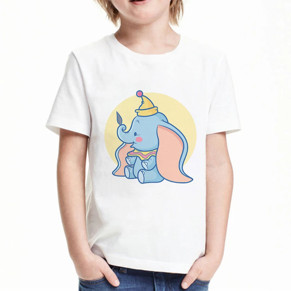 ディズニーダンボ象のグラフィックプリントtシャツ子供ファッションベビーガールボーイtシャツtシャツ原宿美的トップ子供tシャツ Tシャツ Aliexpress