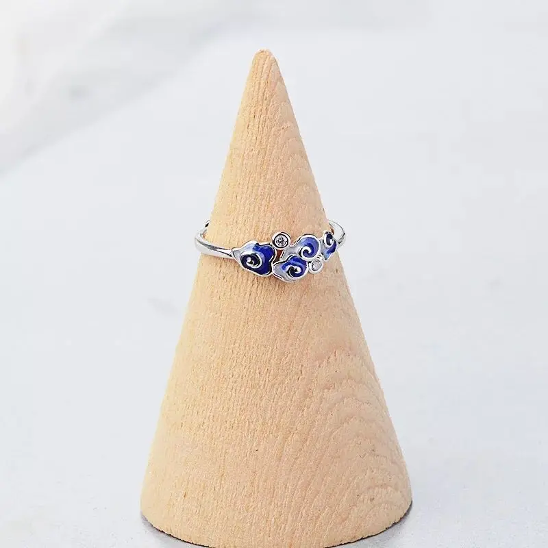 Adjustable Open Ring 925 silver Ring for women 6
