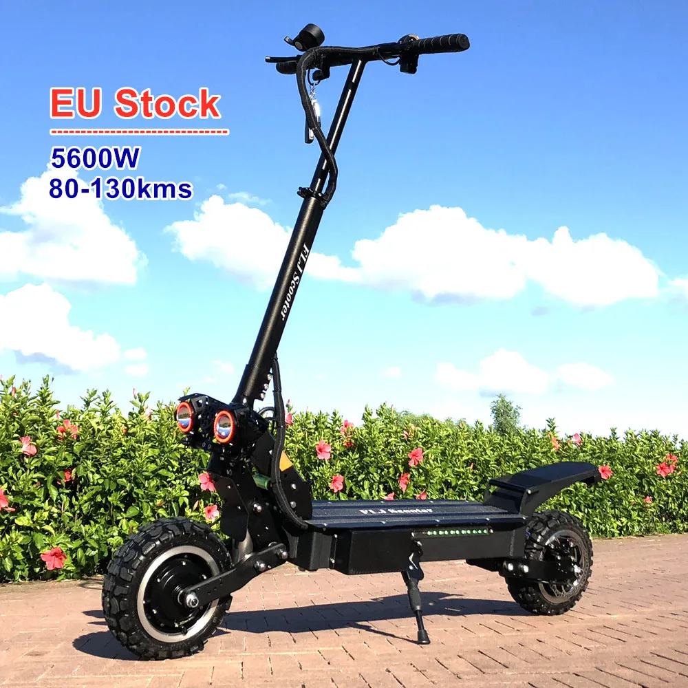 

Europe Stock 5600W Dual Engines E Scooter with fast Speed 85km/h 80-130kms Range adults kick scooter fast delivery from Europe