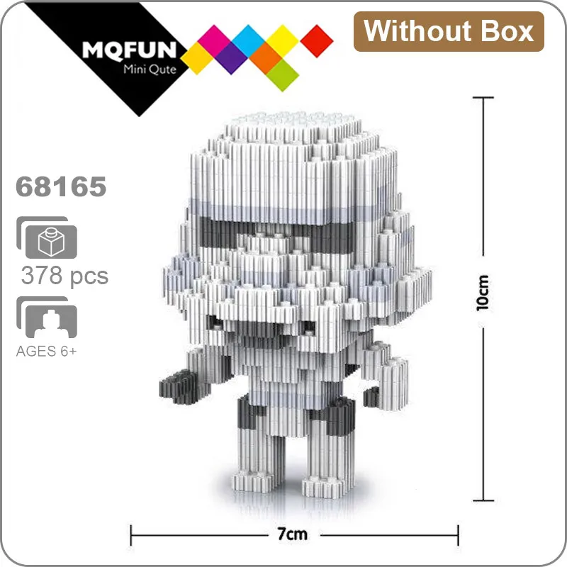 Linkgo строительные блоки йода фигурки мини-блок Дарт Вейдер DIY сборка модель пластиковые кирпичи обучающая игрушка для детей - Цвет: 68165 Without Box