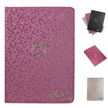 

Circle And Love Diamond Pattern Full Body Case with Stand For iPad Air 1 2 iPad 2017 2018 9.7 Air 10.5 2019 Mini 12345 10.2 2019