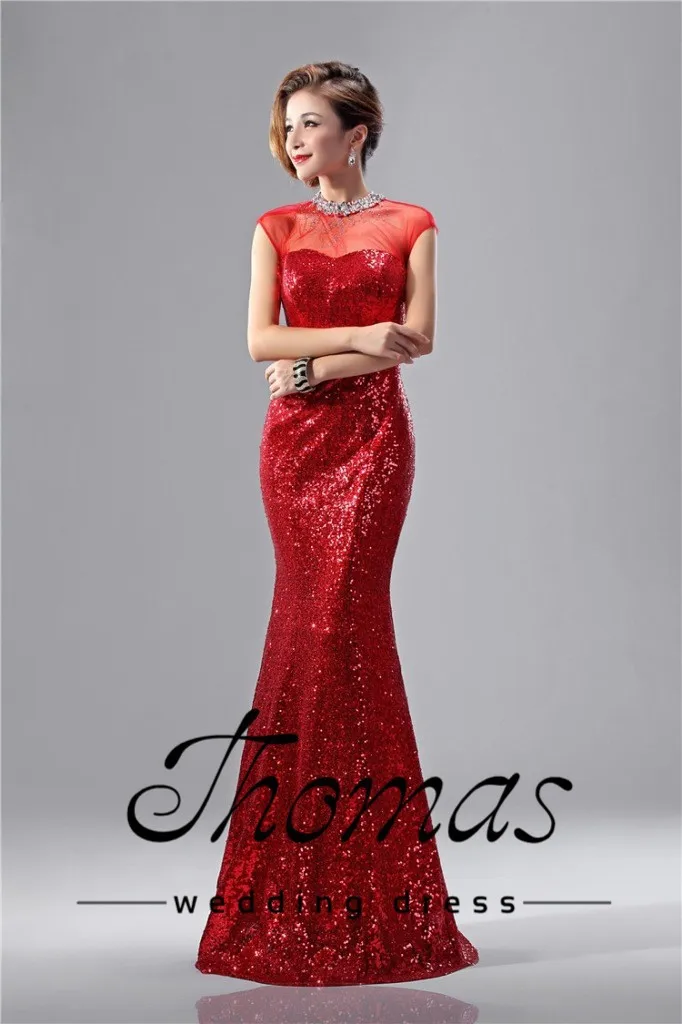Frete grtis senhoras sexy' querida sereia tule lantejoulas longo vestido de noite formatura vestido