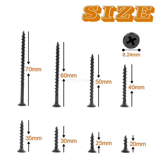 Drywall Screws Sizes