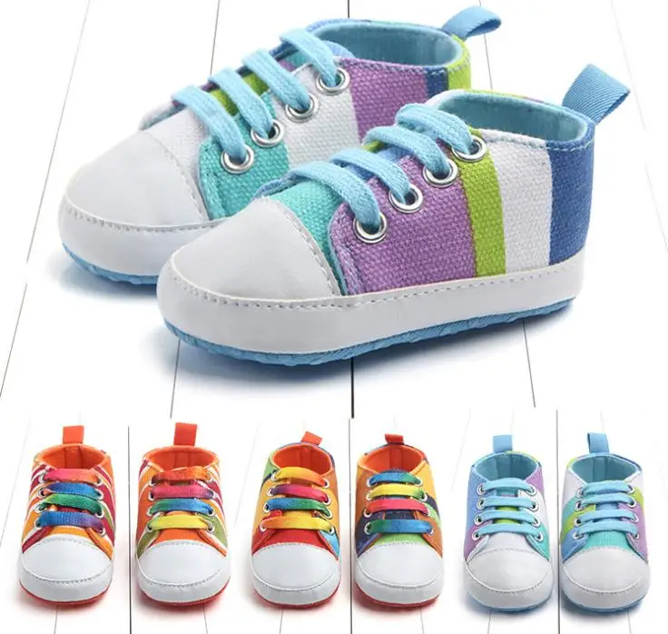 Цветные классические спортивные кроссовки для новорожденных мальчиков и