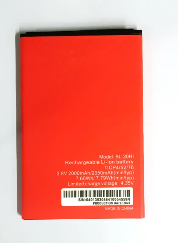 Westrock 2050mAh BL-20HI Battery for ITEL Cell Phone BATTERY | Мобильные телефоны и аксессуары