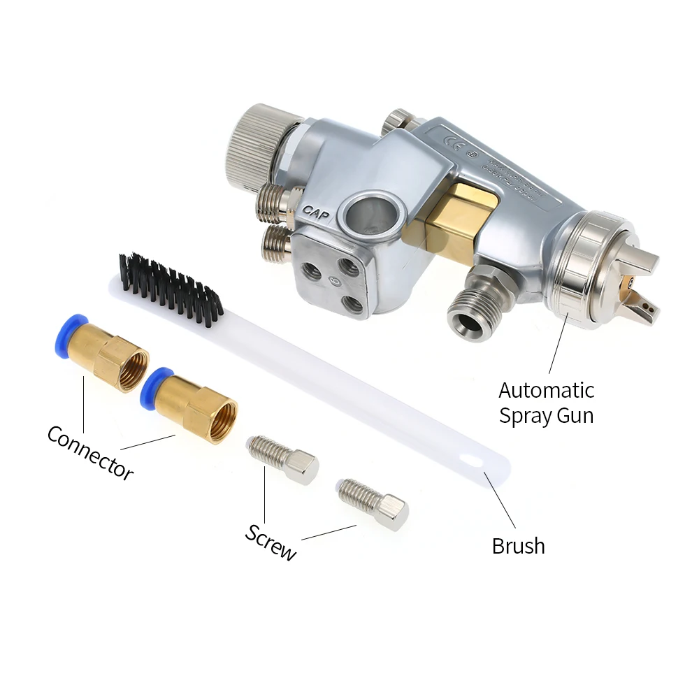 

1.2mm Automatic Paint Spray Gun Industrial Spraying Tool Pressure Feed Auto-spraying Gun Oil Paint Sprayer