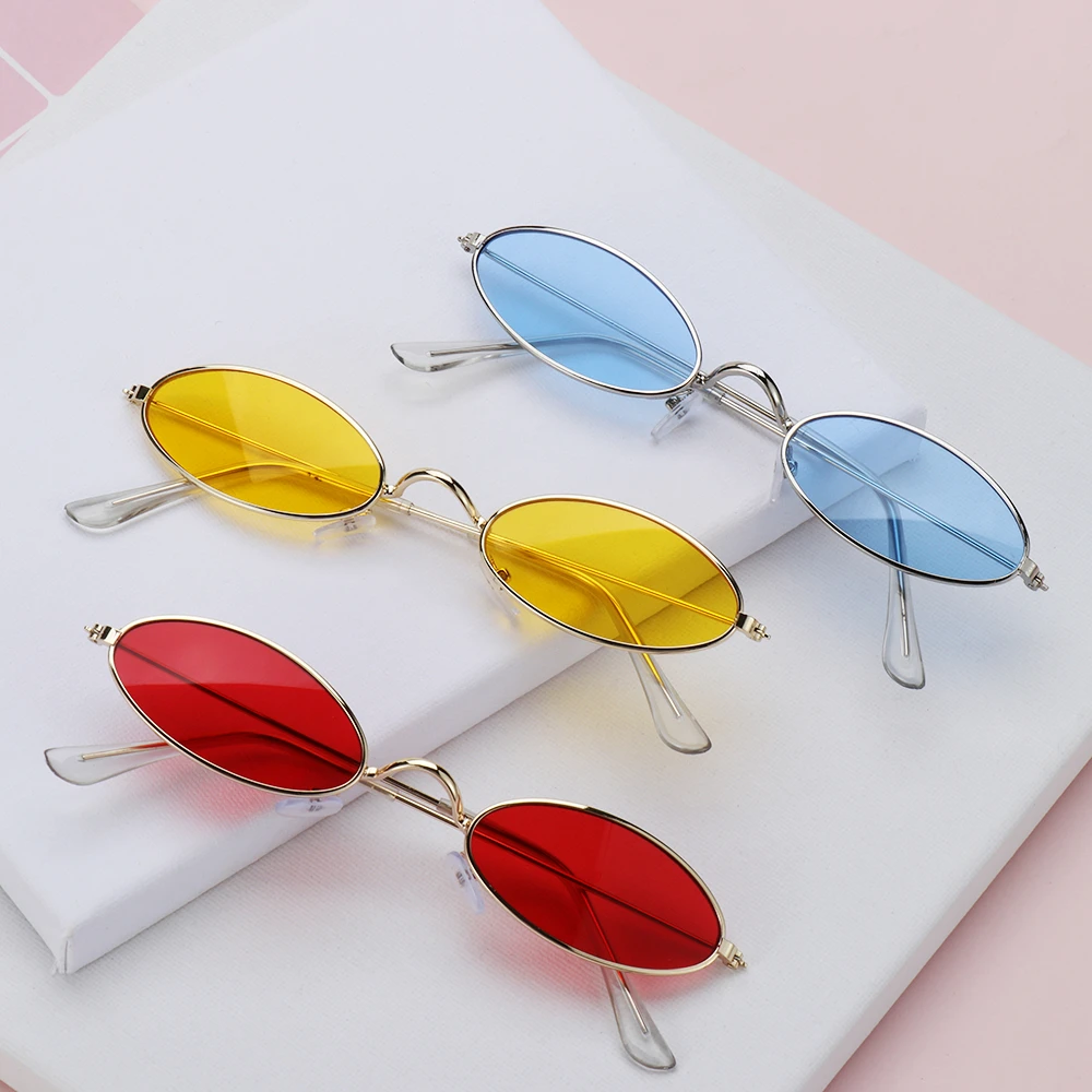 Gafas de sol ovaladas pequeñas Retro para hombre y mujer, sol para verano, accesorios de moda para senderismo|Gafas de ciclismo| - AliExpress