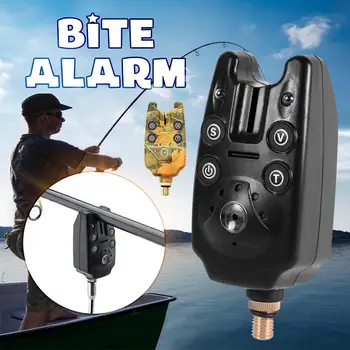 

Annunciator Beeper Fishing Outdoor Sports 9*4*4cm Camouflage Waterproof Adjustable Sound Easier Bite Alarm Universal Durable