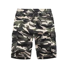 Летние мужские универсальные повседневные модные камуфляжные шорты, Молодежные популярные мужские шорты
